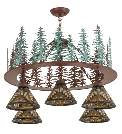  RUSTIC MISSION LODGE RUSTIC OR MOUNTIAN GREAT ROOM ART GLASS