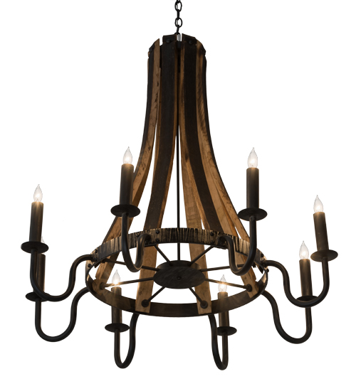  RUSTIC LODGE RUSTIC OR MOUNTIAN GREAT ROOM FORGED AND CAST IRON FAUX CANDLE SLEVES CANDLE BULB ON TOP