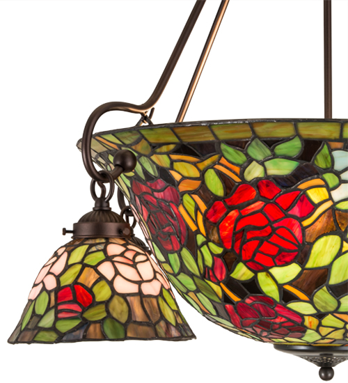  TIFFANY REPRODUCTION OF ORIGINAL FLORAL ART GLASS