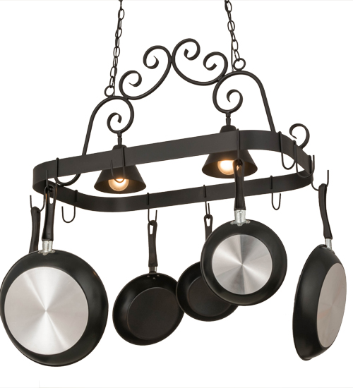  VICTORIAN SCROLL FEATURES CRAFTED OF STEEL FORGED AND CAST IRON DOWN LIGHTS SPOT LIGHT POINTING DOWN FOR FUNCTION