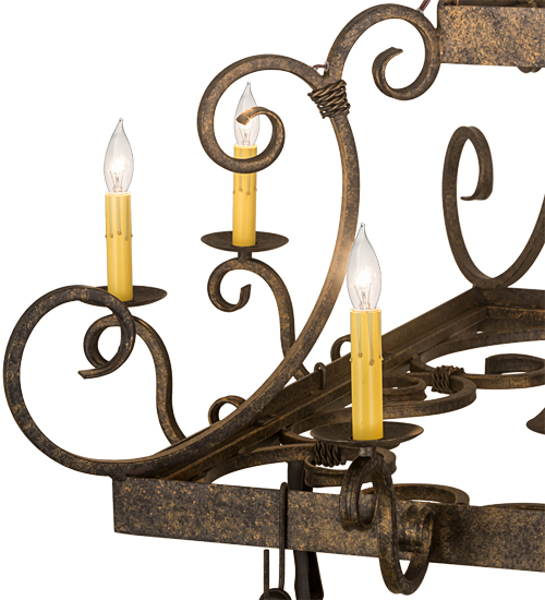  VICTORIAN SCROLL FEATURES CRAFTED OF STEEL FORGED AND CAST IRON