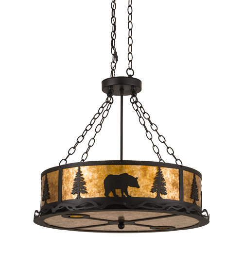  LODGE RUSTIC OR MOUNTIAN GREAT ROOM ANIMALS MICA DOWN LIGHTS SPOT LIGHT POINTING DOWN FOR FUNCTION