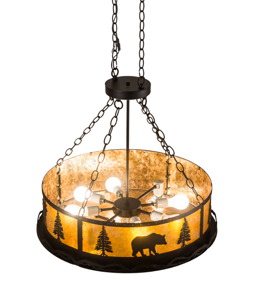  LODGE RUSTIC OR MOUNTIAN GREAT ROOM ANIMALS MICA DOWN LIGHTS SPOT LIGHT POINTING DOWN FOR FUNCTION