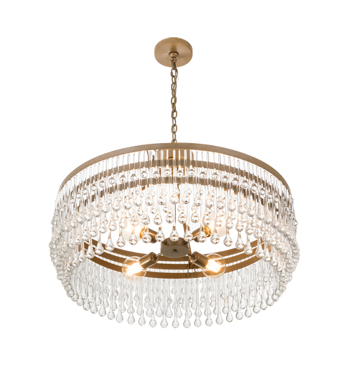  CONTEMPORARY CRYSTAL CHANDELIER