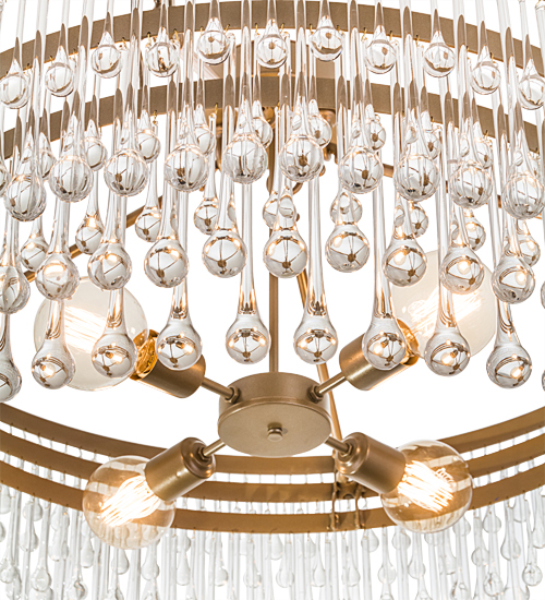  CONTEMPORARY CRYSTAL CHANDELIER