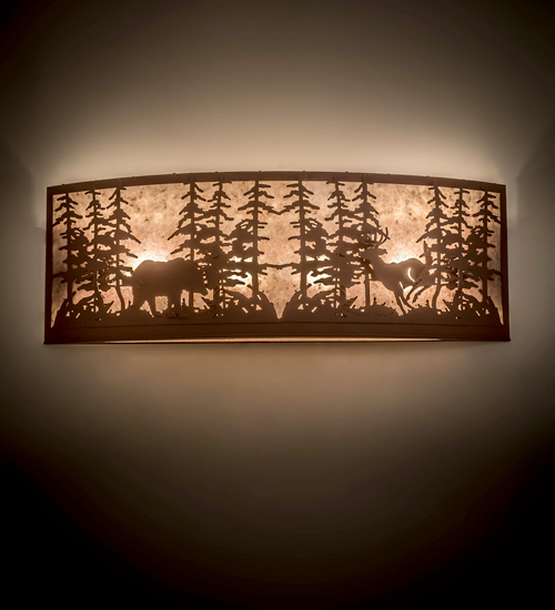  RUSTIC LODGE RUSTIC OR MOUNTIAN GREAT ROOM ANIMALS MICA