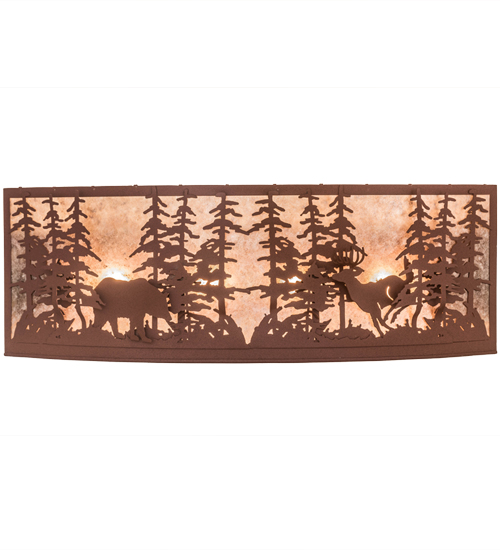  RUSTIC LODGE RUSTIC OR MOUNTIAN GREAT ROOM ANIMALS MICA