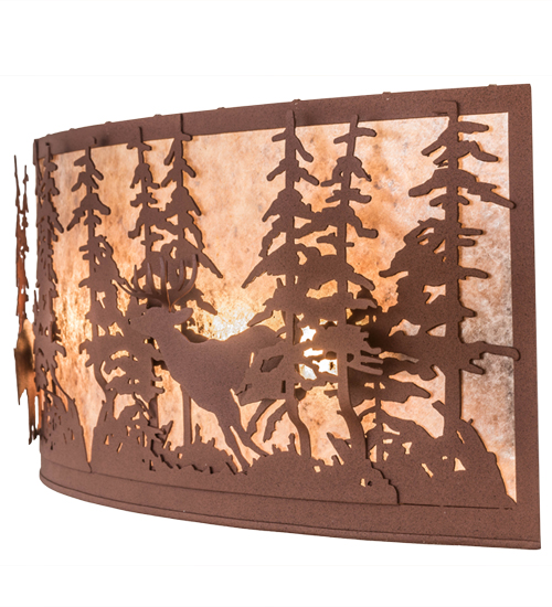  RUSTIC LODGE RUSTIC OR MOUNTIAN GREAT ROOM ANIMALS MICA