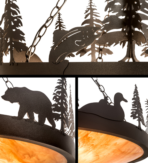  RUSTIC LODGE RUSTIC OR MOUNTIAN GREAT ROOM ANIMALS IDALIGHT