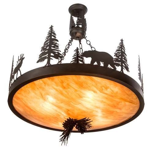  RUSTIC LODGE RUSTIC OR MOUNTIAN GREAT ROOM ANIMALS IDALIGHT