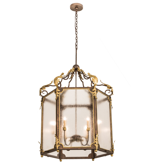  VICTORIAN IDALIGHT SCROLL FEATURES CRAFTED OF STEEL STAMPED/CAST METAL LEAF ROSETTE FLOWER ACCENT