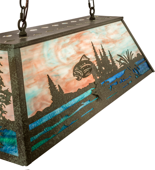  RUSTIC LODGE RUSTIC OR MOUNTIAN GREAT ROOM ART GLASS ANIMALS RECREATION