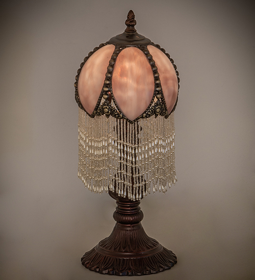  VICTORIAN FRINGE ART GLASS