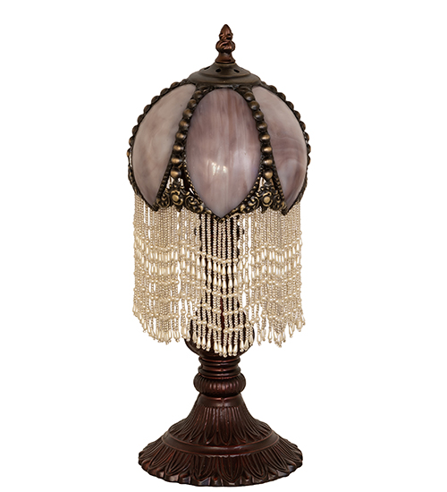  VICTORIAN FRINGE ART GLASS