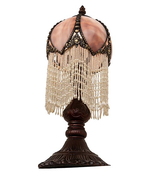  VICTORIAN FRINGE ART GLASS