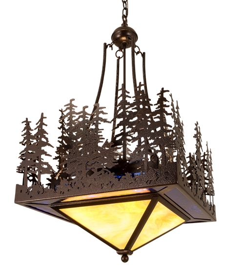  RUSTIC LODGE RUSTIC OR MOUNTIAN GREAT ROOM ART GLASS