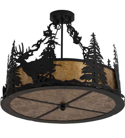  LODGE RUSTIC OR MOUNTIAN GREAT ROOM ANIMALS MICA
