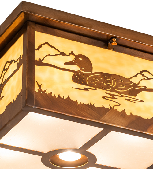  LODGE RUSTIC OR MOUNTIAN GREAT ROOM ART GLASS