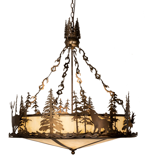  RUSTIC LODGE RUSTIC OR MOUNTIAN GREAT ROOM ANIMALS IDALIGHT