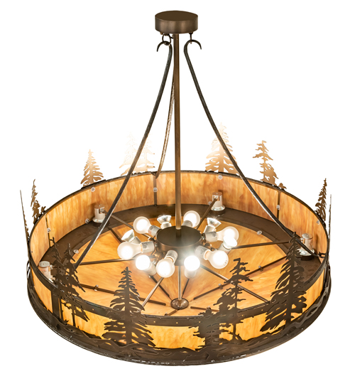  RUSTIC LODGE RUSTIC OR MOUNTIAN GREAT ROOM FLORAL IDALIGHT