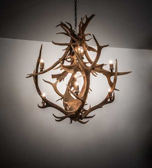 Custom Rustic Antler Fixture