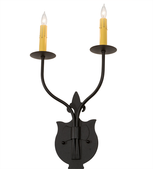  VICTORIAN GOTHIC SCROLL FEATURES CRAFTED OF STEEL FAUX CANDLE SLEVES CANDLE BULB ON TOP