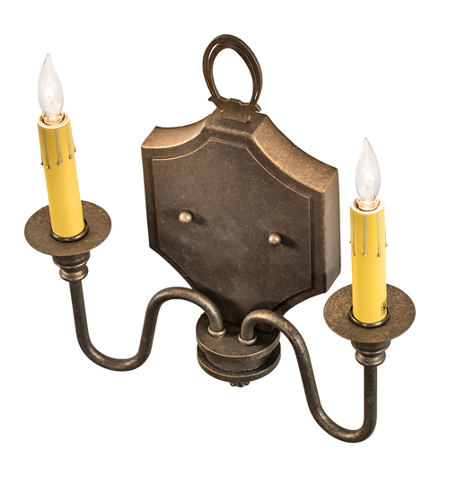  GOTHIC SCROLL FEATURES CRAFTED OF STEEL FAUX CANDLE SLEVES CANDLE BULB ON TOP