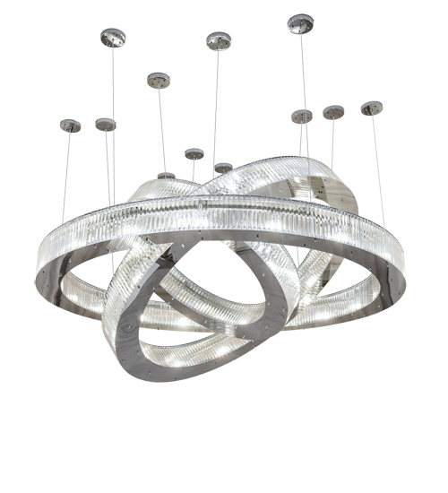  CONTEMPORARY CRYSTAL CHANDELIER