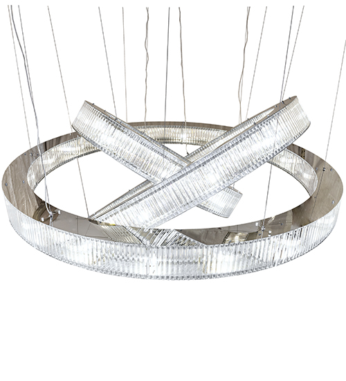  CONTEMPORARY CRYSTAL CHANDELIER