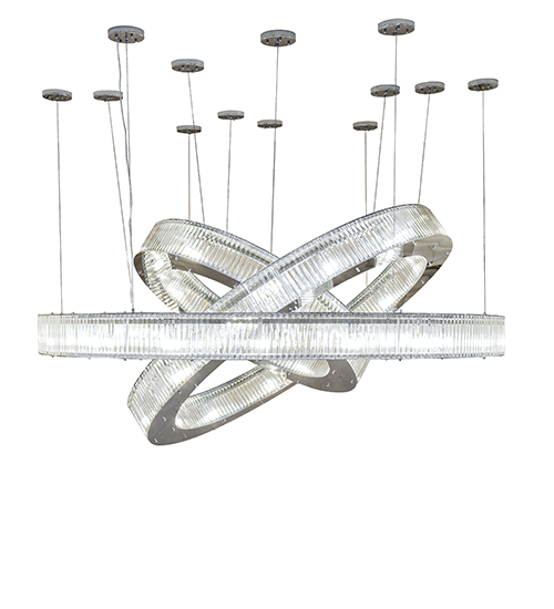  CONTEMPORARY CRYSTAL CHANDELIER