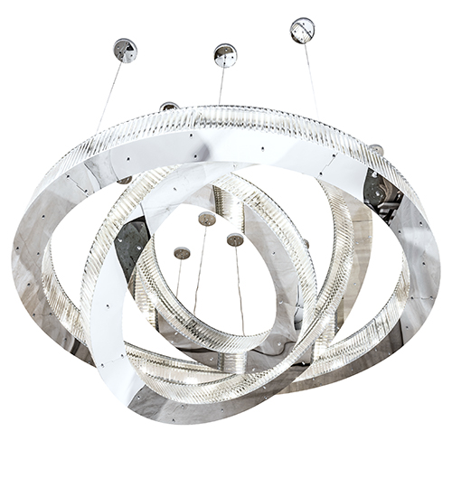  CONTEMPORARY CRYSTAL CHANDELIER