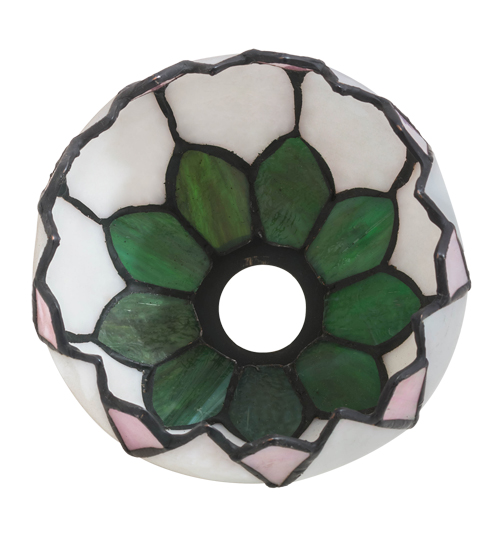  FLORAL ART GLASS