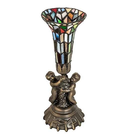  VICTORIAN FLORAL ART GLASS