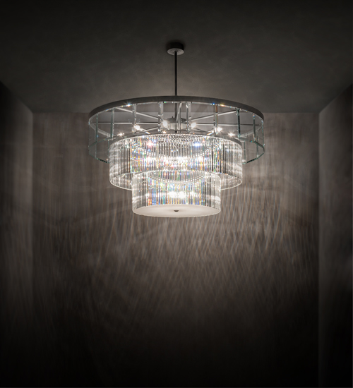  CONTEMPORARY IDALIGHT CRYSTAL CHANDELIER