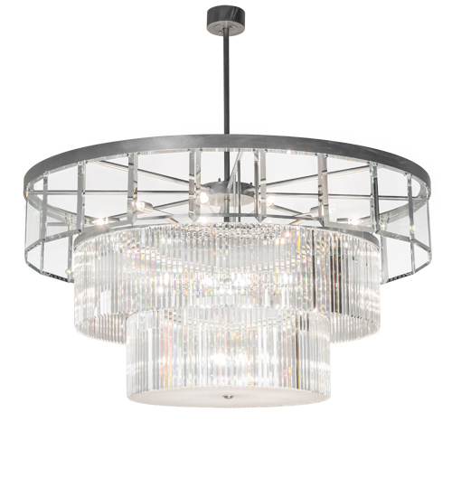  CONTEMPORARY IDALIGHT CRYSTAL CHANDELIER