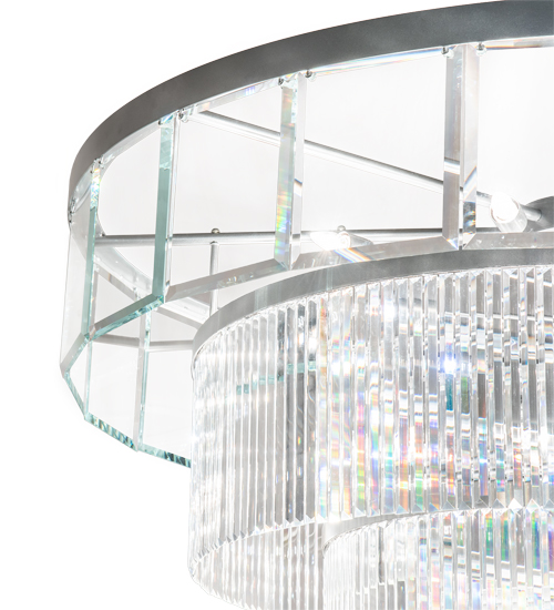  CONTEMPORARY IDALIGHT CRYSTAL CHANDELIER