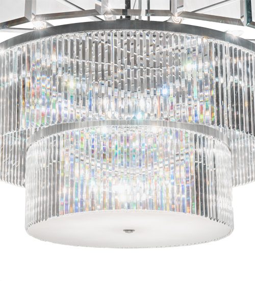  CONTEMPORARY IDALIGHT CRYSTAL CHANDELIER