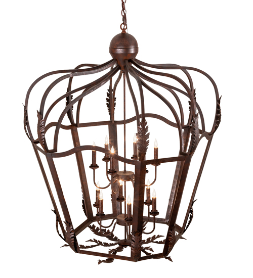  LODGE RUSTIC OR MOUNTIAN GREAT ROOM CONTEMPORARY SCROLL FEATURES CRAFTED OF STEEL FAUX CANDLE SLEVES CANDLE BULB ON TOP STAMPED/CAST METAL LEAF ROSETTE FLOWER ACCENT
