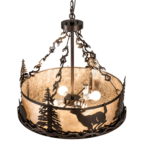  LODGE RUSTIC OR MOUNTIAN GREAT ROOM ANIMALS MICA DOWN LIGHTS SPOT LIGHT POINTING DOWN FOR FUNCTION