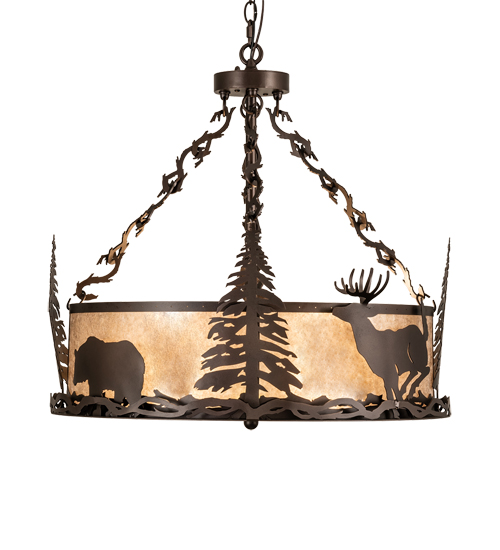  LODGE RUSTIC OR MOUNTIAN GREAT ROOM ANIMALS MICA DOWN LIGHTS SPOT LIGHT POINTING DOWN FOR FUNCTION
