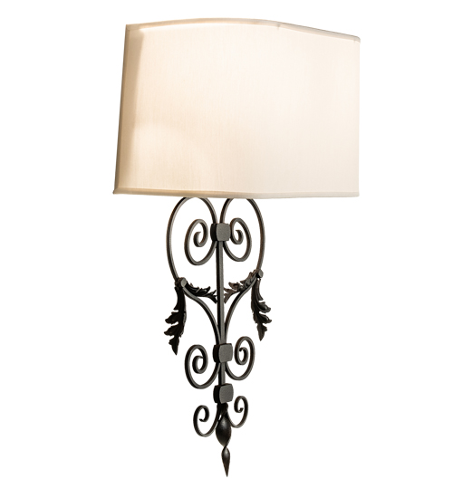  VICTORIAN FABRIC IDALIGHT SCROLL FEATURES CRAFTED OF STEEL