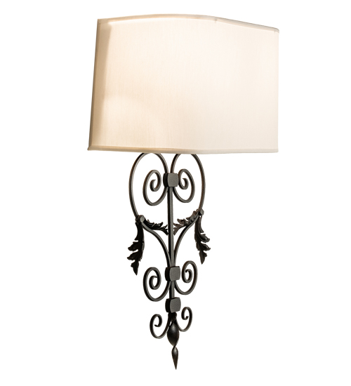  VICTORIAN FABRIC IDALIGHT SCROLL FEATURES CRAFTED OF STEEL