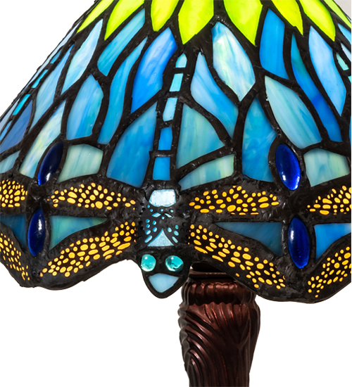  VICTORIAN TIFFANY REPRODUCTION OF ORIGINAL ART GLASS INSECTS