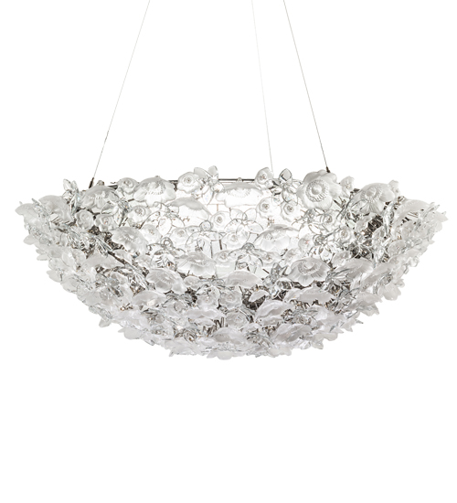  FLORAL CONTEMPORARY CRYSTAL CHANDELIER