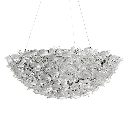  FLORAL CONTEMPORARY CRYSTAL CHANDELIER