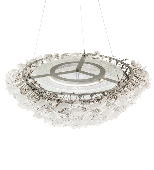  FLORAL CONTEMPORARY CRYSTAL CHANDELIER