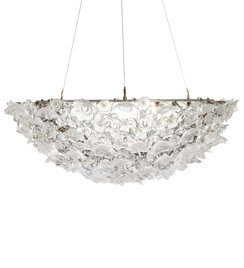  FLORAL CONTEMPORARY CRYSTAL CHANDELIER