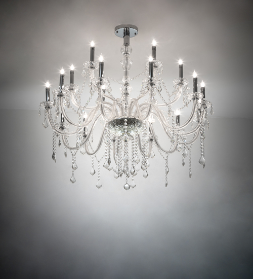  ART GLASS CONTEMPORARY CRYSTAL CHANDELIER