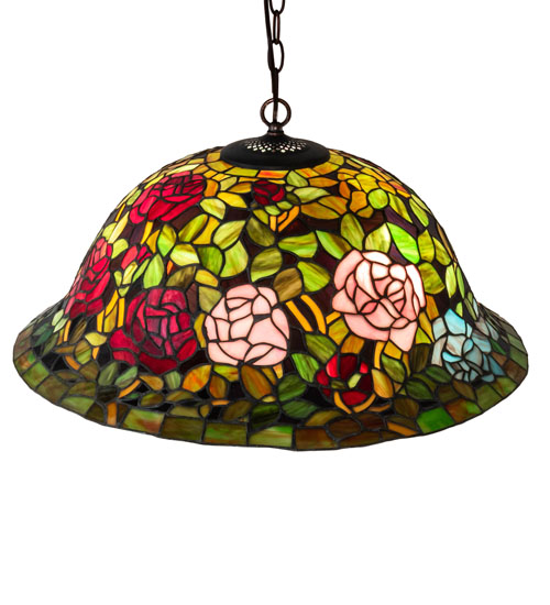  VICTORIAN TIFFANY REPRODUCTION OF ORIGINAL FLORAL ART GLASS