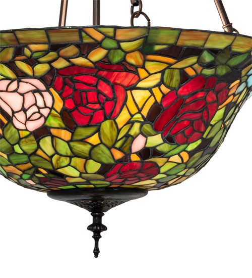  FLORAL ART GLASS